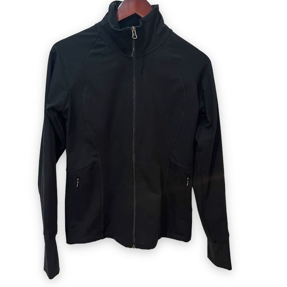 ELLEN TRACY ACTIVE Women's Black Jacket - M - Picture 1 of 12